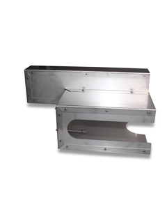 Stainless steel cover for feed valve